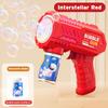 Space Electric Bubble Gun Toy Handheld Toy Bubble Gun Outdoor Toy Without Battery Without Bubble Water