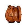 Coach City Blocks Minimalist Round Leather Shoulder Tote Bag Small Women handbags Brown C0302-B4RYP