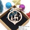 6 Pcs Vintage Hollow Wooden Christmas Tree Ornaments Rustic Gift Tags Holiday Decorations For Kids Crafts And Home