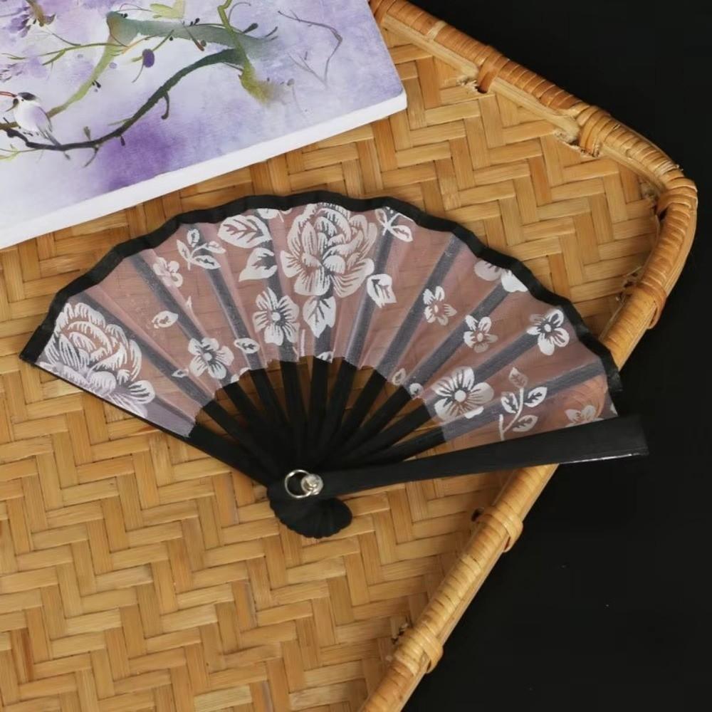 Wall Hanging Handheld Fan Handmade Doll Craft Fan Cute Mini Folding Fan Party Decor