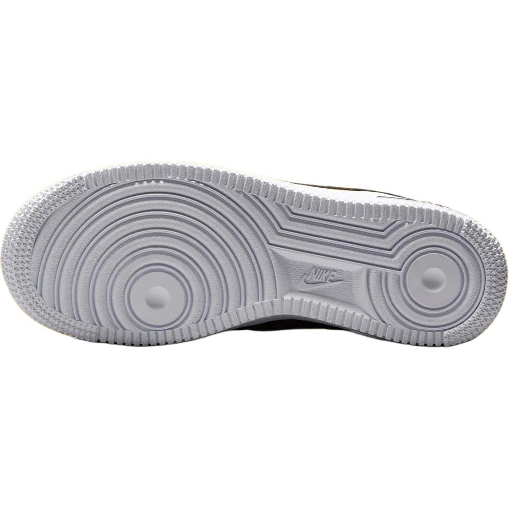 Nike Air Force 1 Low Черный Металлик Серебристый (GS)