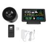 Digital Weather Clock Home Wireless Indoor Outdoor Temperature Alarm Clock 7.5in Color Display