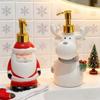 Santa Lotion Bottle Refillable Pump Bottle Cute Christmas Soap Dispenser  Bathroom