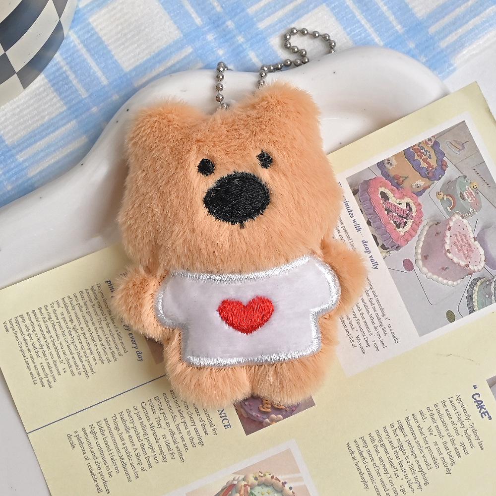 Креативная плюшевая подвеска в виде щенка породы Вест-Хайленд - милый аксессуар для сумок или подарков.