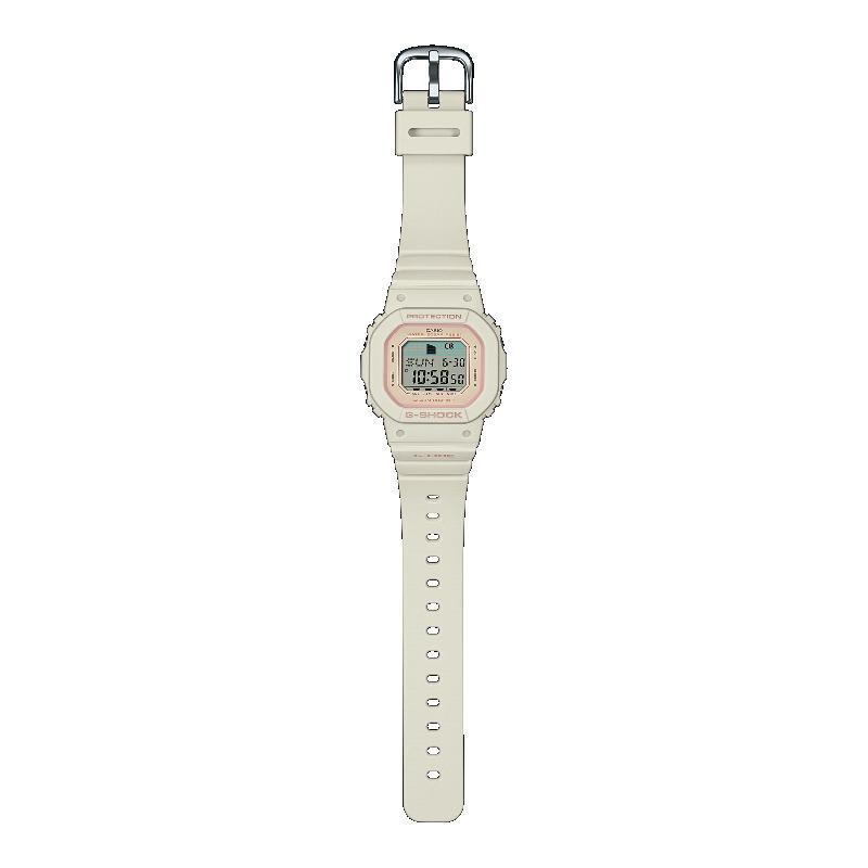 Casio Мужские кварцевые часы с resin-корпусом, водозащитой 200 м, ударопрочностью, будильником GLX-S5600-7