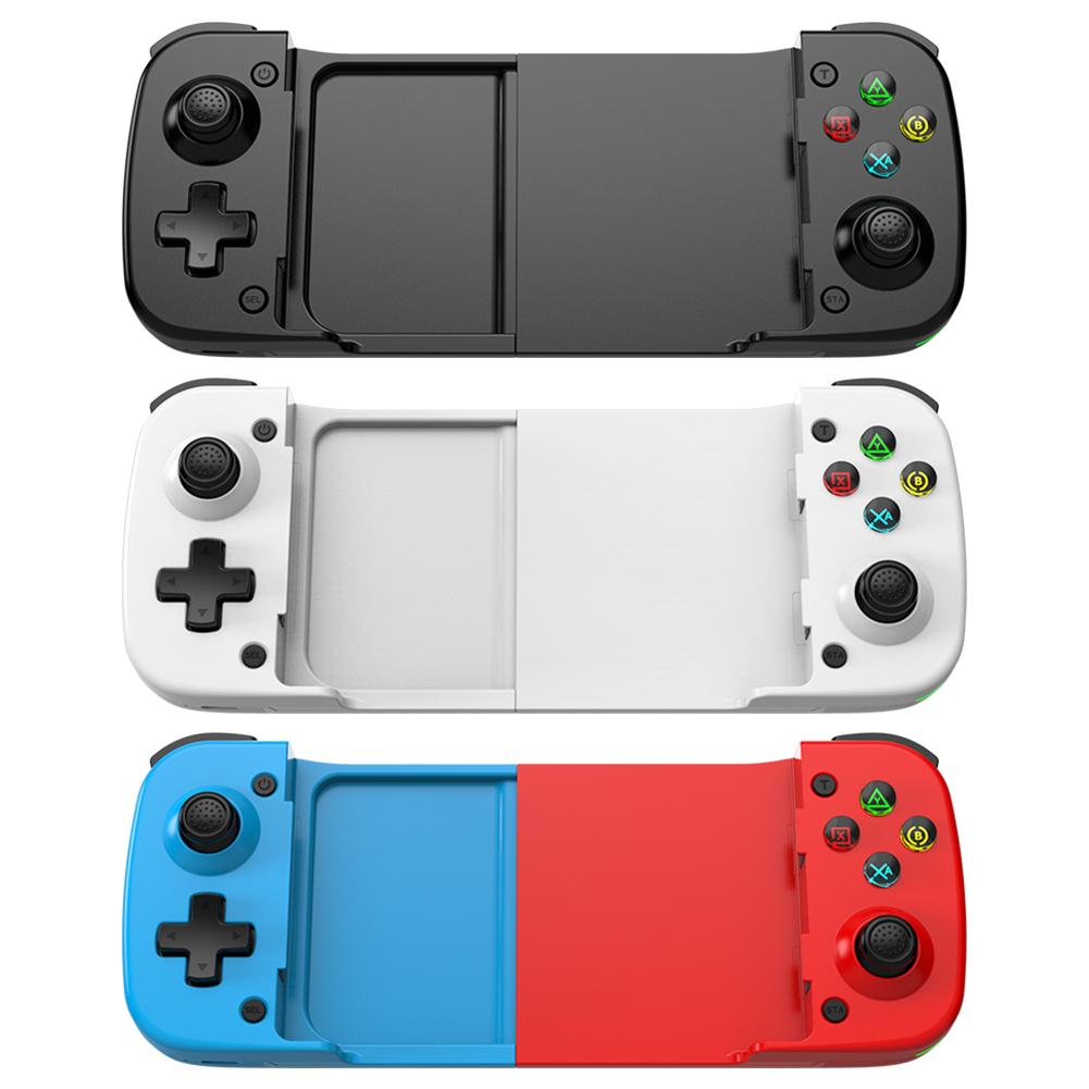 Wireless BT Mobile Phone Gamepad Hall Effect Joystick Phone Controller with Turbo/Vibration/Macro for Android IOS for Switch PC