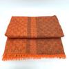 24368 GG  Stole/Shawl Wool / Cashmere Orange