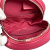 CHANEL COCO Mark Matelasse Round Mini Shoulder Bag lambskin pink Women A70657 Used
