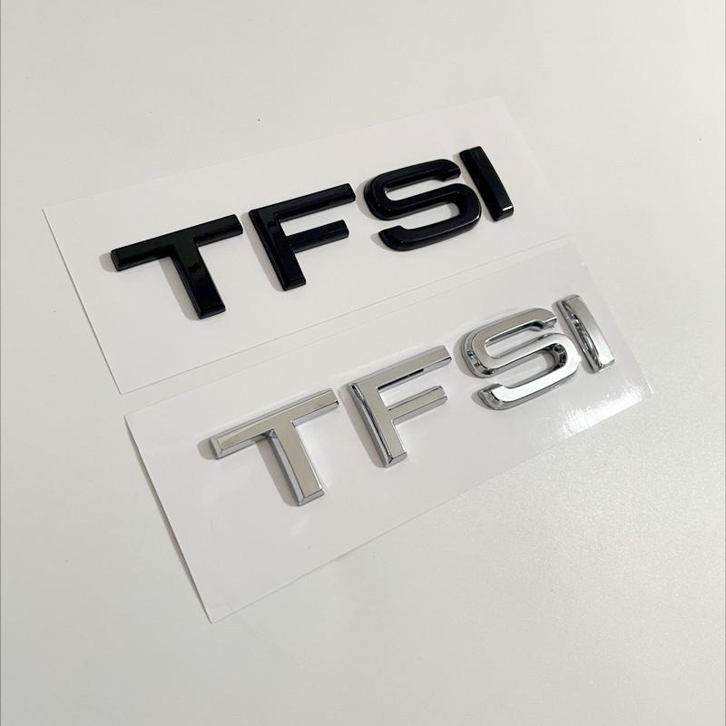 3D ABS Черный Логотип TFSI Буквы Значок на Багажник Автомобиля Для A3 A4 A5 A6 A7 A8 Q2 Q3 Q5 Q7 Q8 Наклейка TFSI Аксессуары