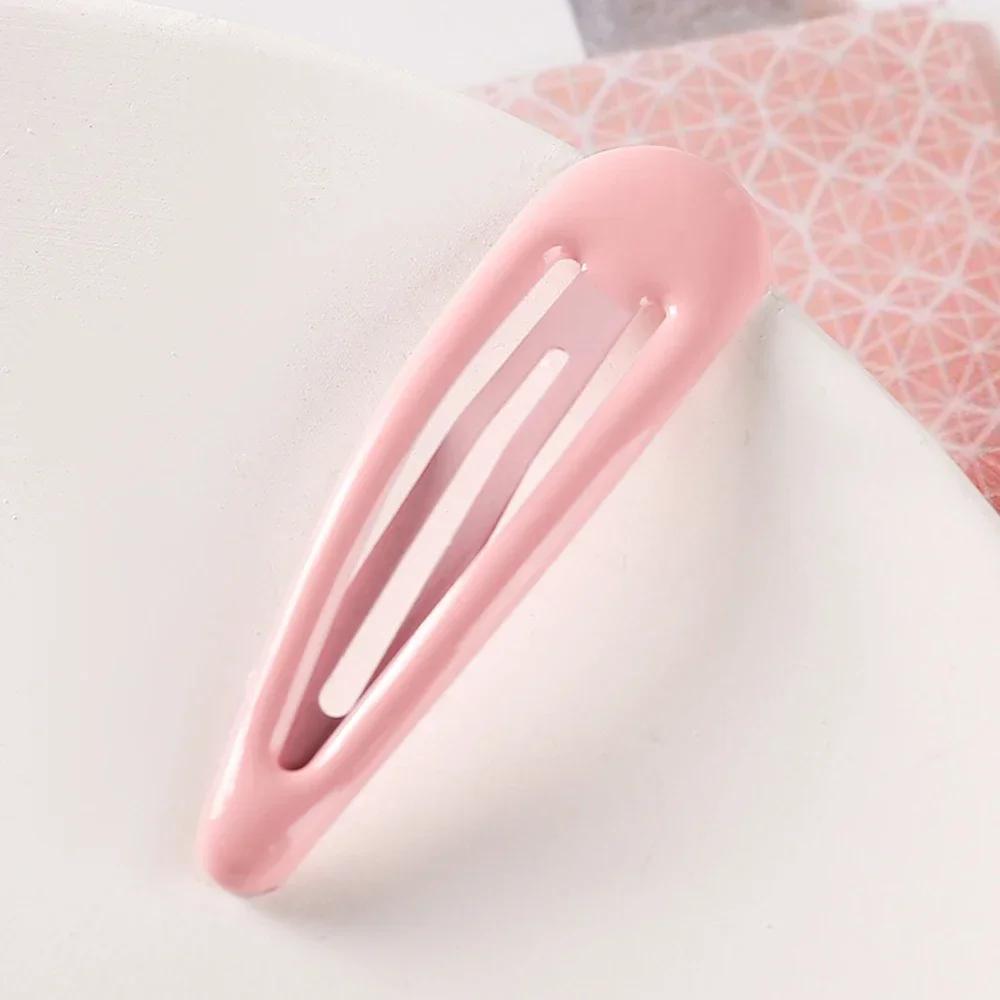 10PCS/set New Girls Cute Colorful Waterdrop Shape Hairpins Sweet  Clips Kids Barrettes Slid Clip Fashion  Accessories