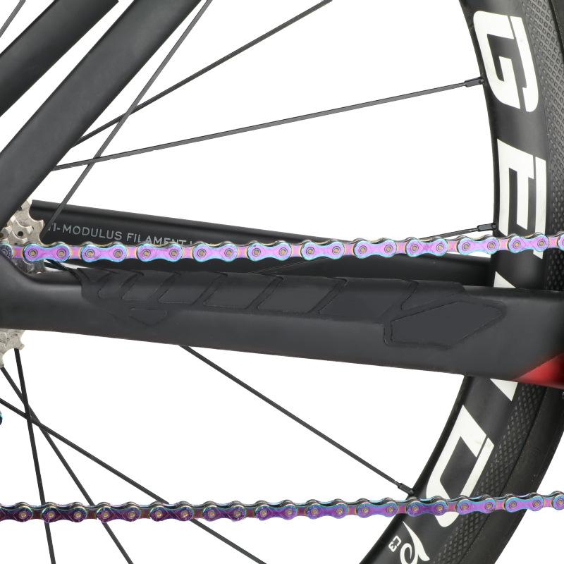 Силиконовая наклейка на цепь велосипеда Защитная наклейка на раму цепи Защитная наклейка на раму Защитная наклейка с защитой от царапин Аксессуары для горного велосипеда