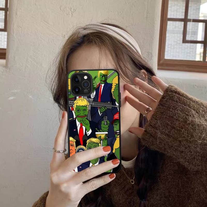 Чехол для телефона Sad Frog meme для iPhone 11 12 13 Mini Pro Max 8 7 6 6S Plus X 5 SE 2020 XR XS Funda Case