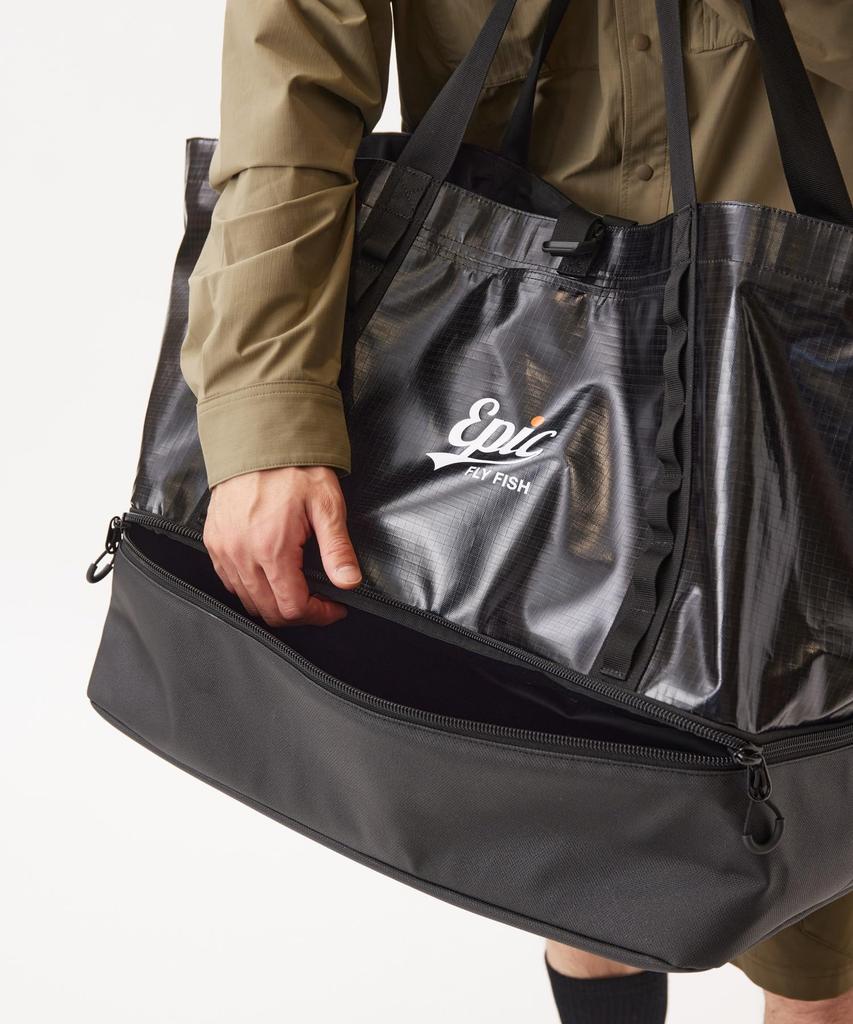 Snow Peak Gear Tote Tote Bag for Men and BLACK One EP-BB-26SU001 Bag, Handbag, Women,