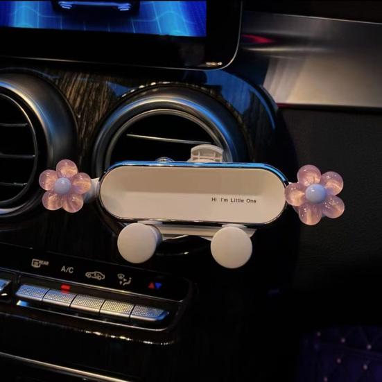Cute Cartoon Air Vent Phone Holder 360 Degrees Rotatable Car Mount Universal Phone Mount  Easy One-Hand Operation Fun Dashboard