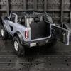 Масштаб 1/32 Ford Bronco Lima SUV, литая под давлением модель автомобиля, игрушечный автомобиль с откатным механизмом, звуком и светом для детей, коллекция подарков для мальчиков и девочек