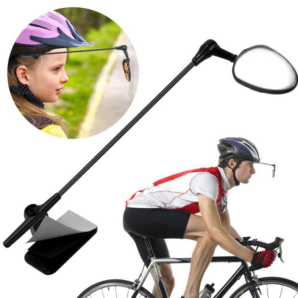 ABS Universal Adjustable Bike Bicycle Cycling Riding Mirror Helmet Rearview Rear View Glasses