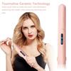 Mini Curling Iron Hair Straightener 3 Temperatures Wireless USB Rechargeable Fast Heating Hair Curler Travel Curling Wand Women Hair Styling Tool