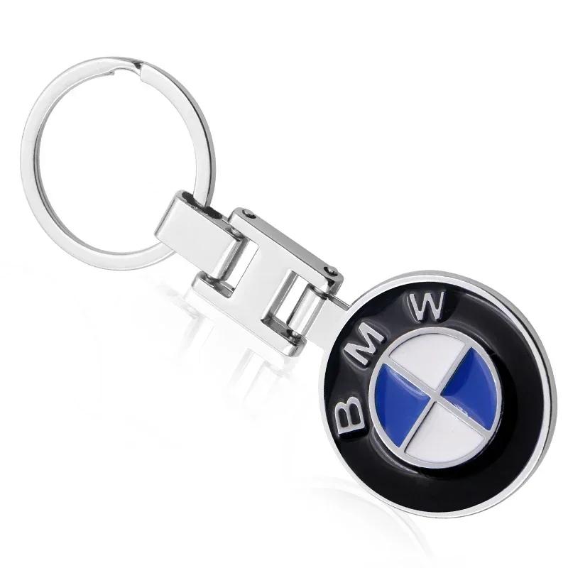 BAGJ1 1pc car badge emblem keychain metal Car key ring car decoration keychain For Bmw e46 e90 e60 e39 f30 e36 f10 f20 e87 e92 styling