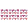 40pcs Heart Shape Rhinestone Patches Fashionable Shiny Multipurpose DIY Iron On Patches for Clothes Shoes Hats