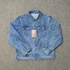 Унисекс Джинсовая Куртка Streetwear с Вышивкой Повседневная Верхняя Одежда для Подростков и Взрослых Осень
