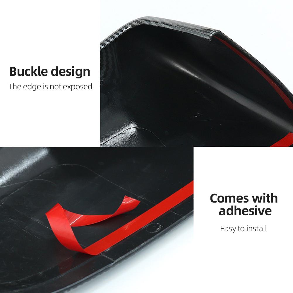 Автомобильная накладка на боковую дверь из АБС-пластика для Tesla Model 3 Model Y 2021-2024, автомобильные внешние аксессуары, боковые крышки заднего вида