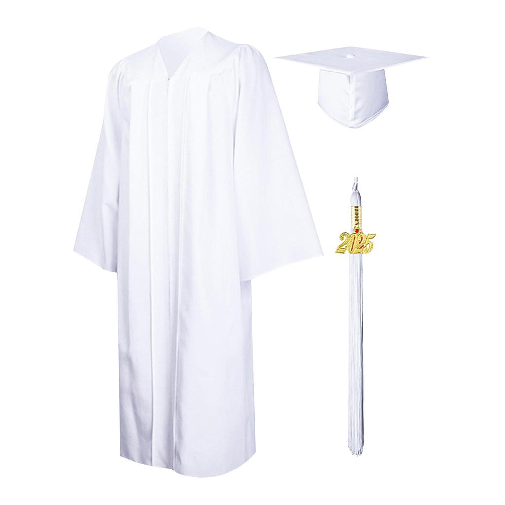 Комплект мантии бакалавра для взрослых однотонный, платье для выступления, выпускное платье, платье для бала
