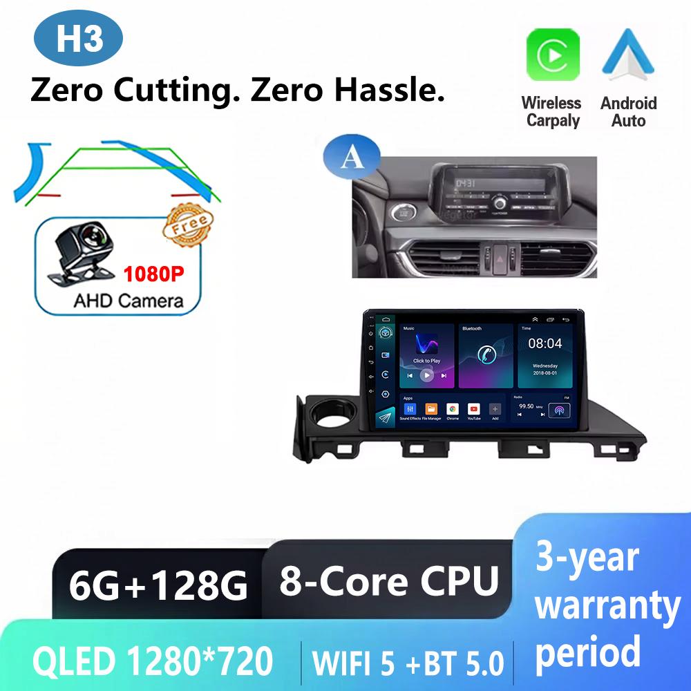 Android 16 For Mazda 6 Atenza 3 GJ GL 2015 2016 2017 2018 Car Radio Multimedia Player Navigation Carplay Stereo Head Unit
