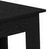 Wall Mounted Bar Table Black Oak Effect 102 x 50 x 103.5 cm Engineered Wood
