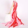 10Pcs Fairy Sticks High Durability Stunning Visual Effect Wood Colorful Ribbon Wishes Wands Fairy Princess Sticks Home Supplies