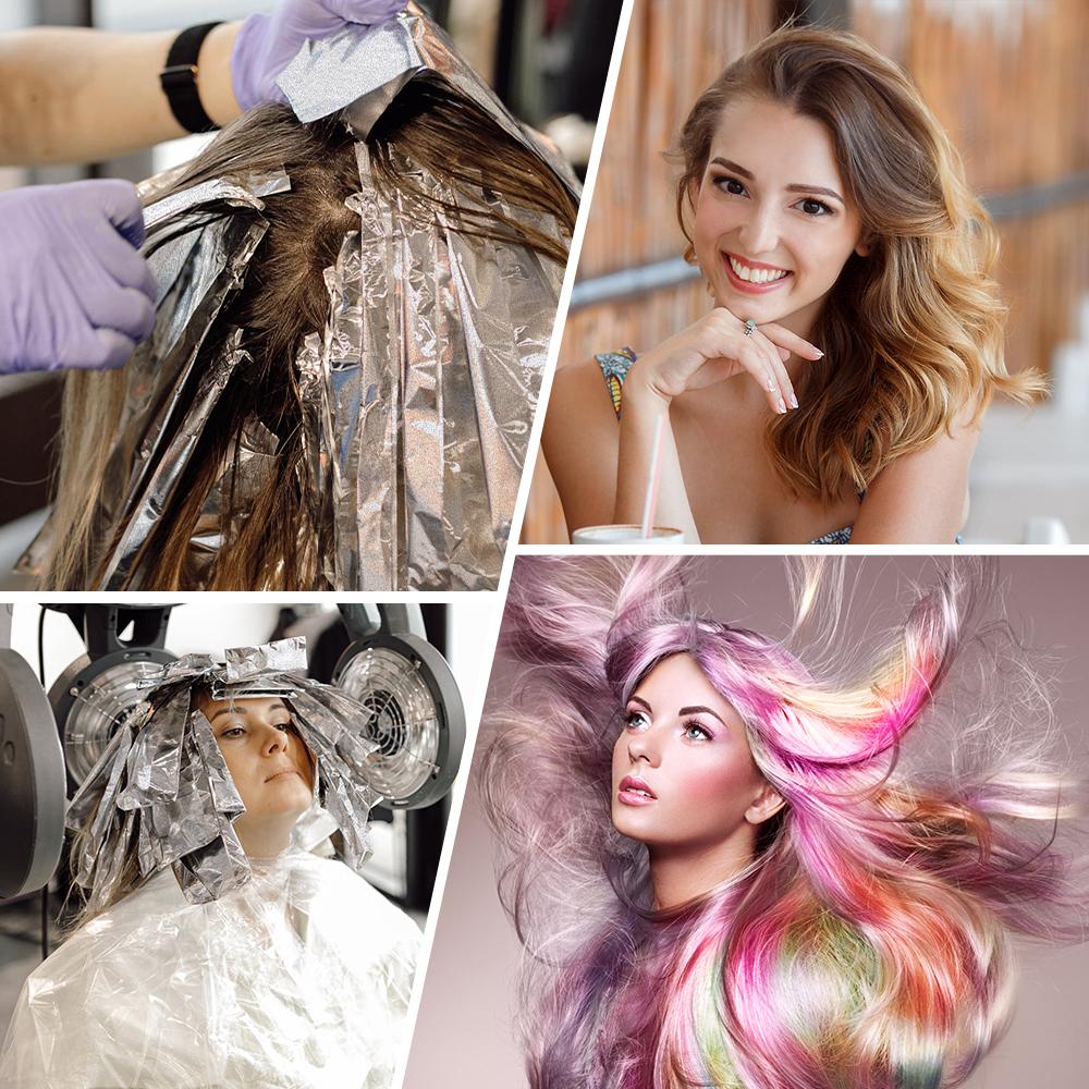 30/50 Meter Long Aluminum Foil Tin Foil Barber Shop Specific Disposable Perm Hair Dyeing Tin Foil Hair Styling Tool