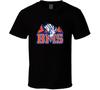 Футболка BMS Football Tee Игровая Синяя Команда Горного Штата Спортивная Футболка для Фанатов Подарок Новая Унисекс Футболка