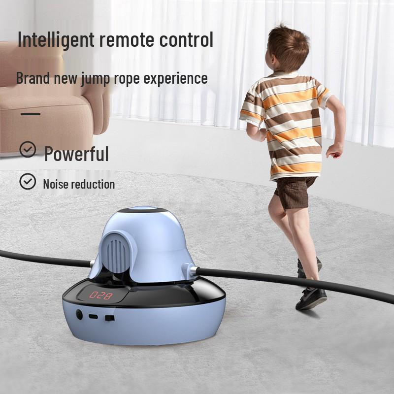 Умная электрическая скакалка с 10 уровнями регулировки и счетчиком с дистанционным управлением для тренировок детей