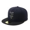 New Era 59FIFTY ONSPOTZ NYM Size Navy New York Mets Cap, Exclusive, Navy, 7, 59Fifty, 2-Tone, Black,
