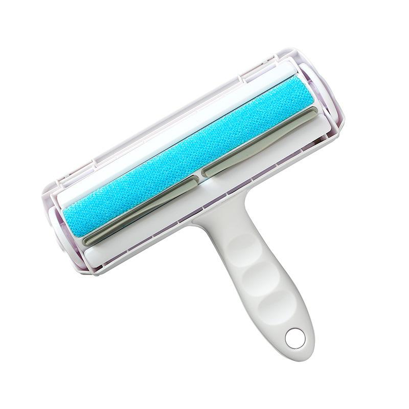 Pet Hair Unloading Roller Dog and Cat Fur Oil Remover with Self-cleaning Foundation Effective Animal Hair Removal Tools