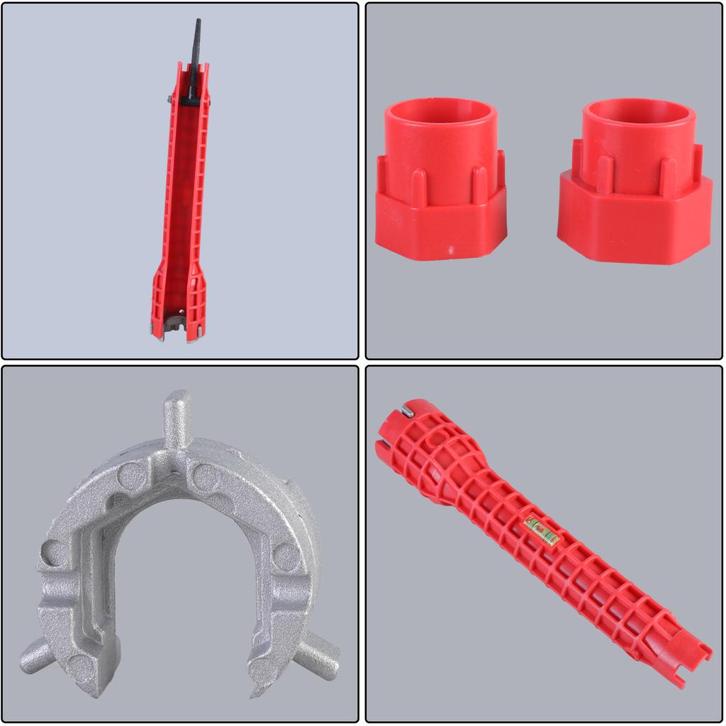 Универсальный ключ для раковины, сантехнический монтажный инструмент для легкого обслуживания крана и водопроводной трубы в ванной комнате