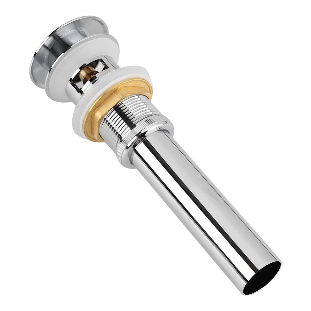 Stainless Steel Sink Drain Chrome Plated Bathroom Accessory Stable Drain Pipe Bathroom Use