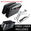 Motorcycle Hard Saddlebags Conversion Bracket Mounts For Harley Softail Heritage Deluxe 1984-2016