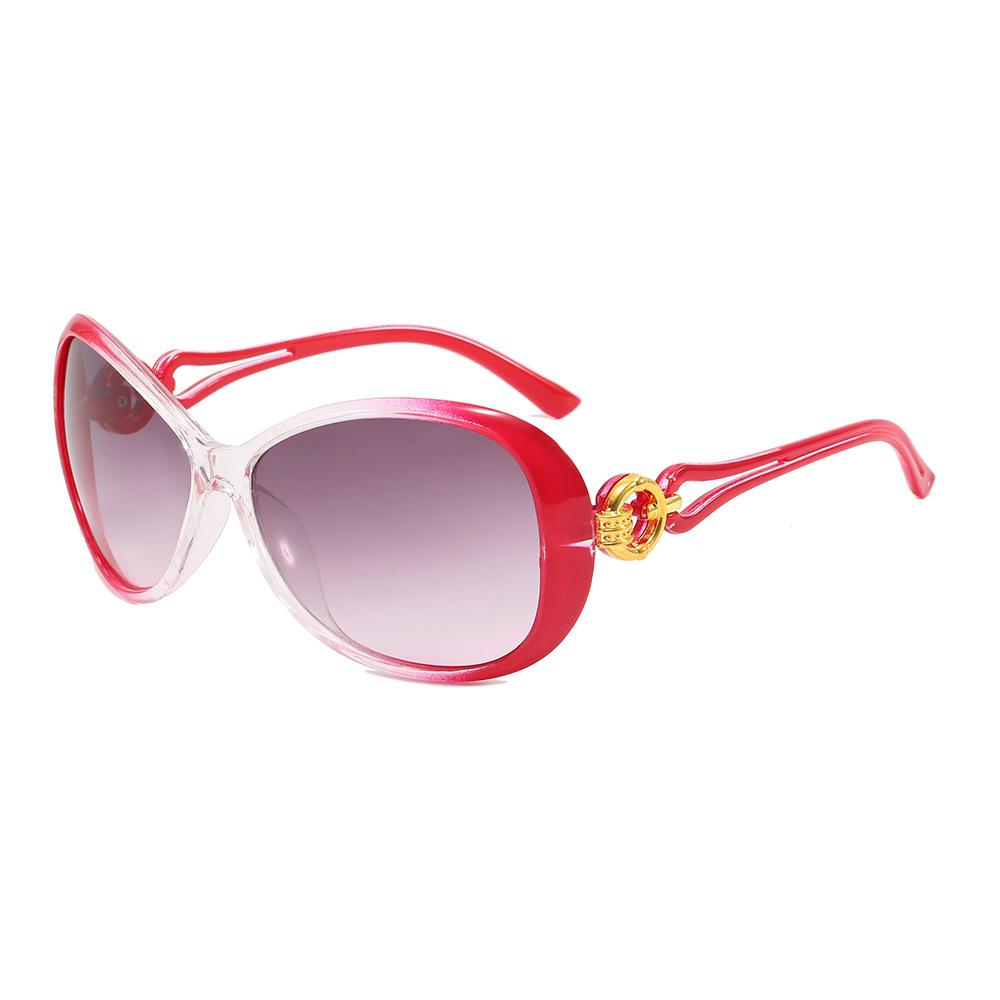 Модные Ретро Градиентные Овальные Женские Солнцезащитные Очки, Дизайн Личности с Цветной Оправой, Повседневная Уличная Фотосъемка, Мужские Солнцезащитные Очки Uv400