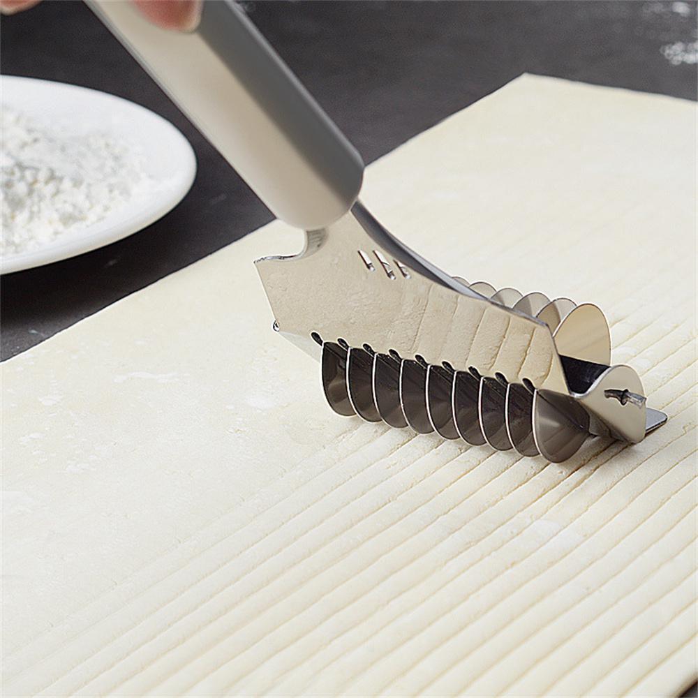 Ручной нож для спагетти из нержавеющей стали, машина для приготовления пасты, тесто, лапша, измельчитель булочек с имбирем и чесноком, кухонные гаджеты для приготовления пищи