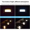 3LED солнечный садовый светильник из нержавеющей стали для наружных лестниц, патио, солнечный уличный фонарь L-ED
