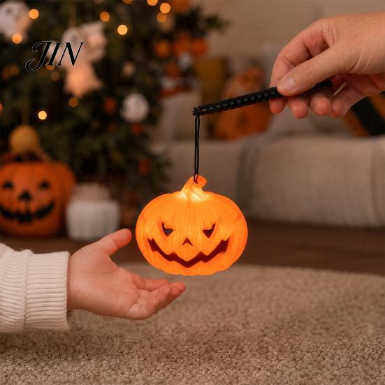 Pumpkin Lantern for Party Halloween Lantern, Spooky Handheld Light Up Cool Decoration Lamp Favors, Outdoor Indoor Decor Decorative