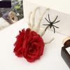 Halloween Rose Headband Dark Spiders Hair Clip Cosplay Party Headwear Hair Hoop Dress Up Party for Masquerade