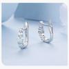 Серьги из серебра 925 пробы с цветным цирконием, кубические цирконии, модные женские серьги