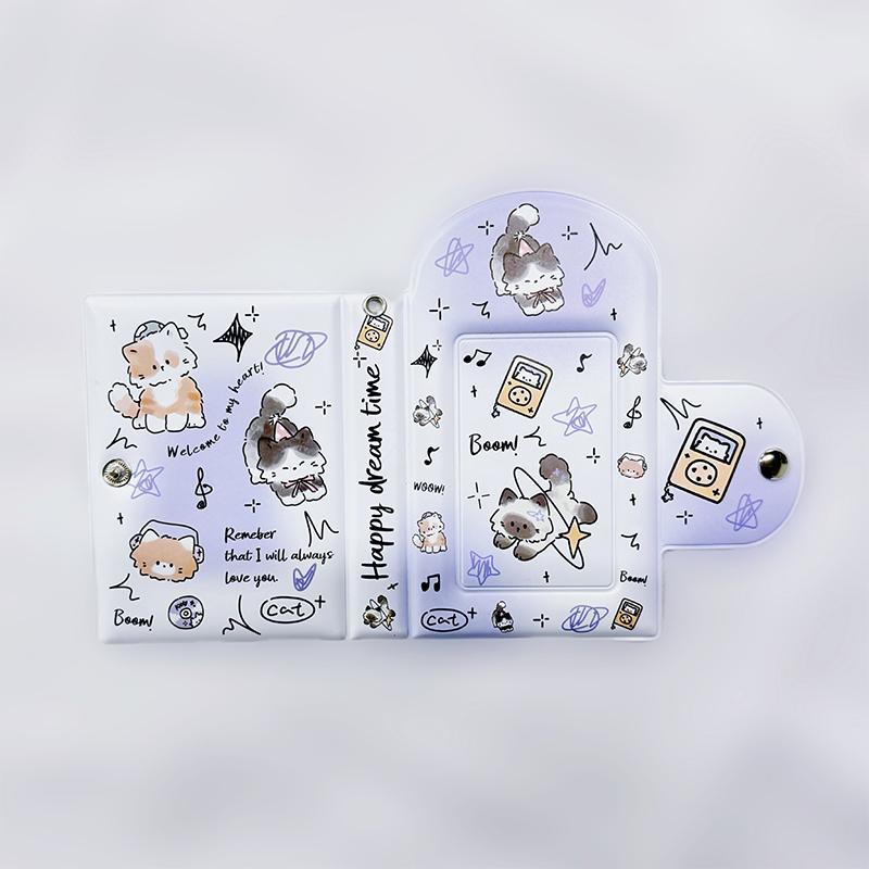 Cute Po Album 3 Inch Po Card Holder Idol Card Binder Collection Book 36 Pocket Book Album Pocard Storage Case