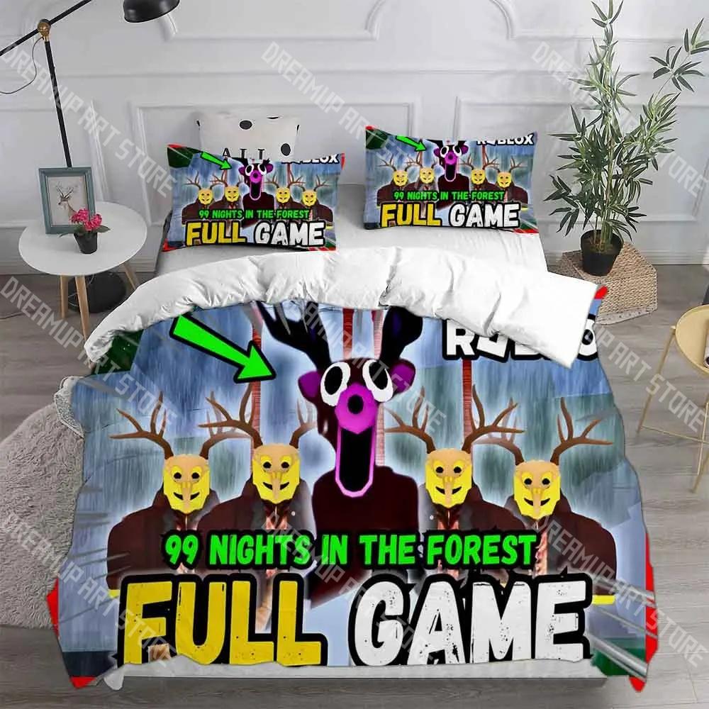 3D Print 99 Nights in the Forest Bedding Set Twin Queen King Full Size Duvet Cover Pillowcase Bed boys girls Adult Home Textiles