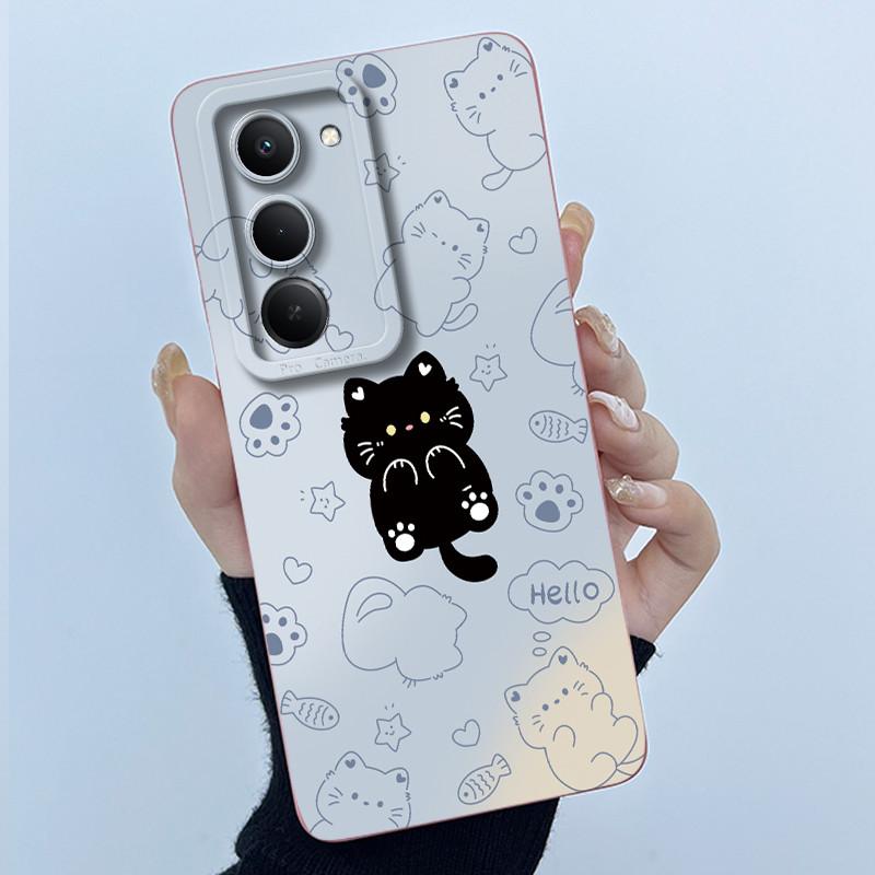 Case For Xiaomi Redmi 15 5G Cute Panda Sweet Girls Cats Silicone Soft Back Cover For Redmi15 5G Slim Bumper Protective Casing