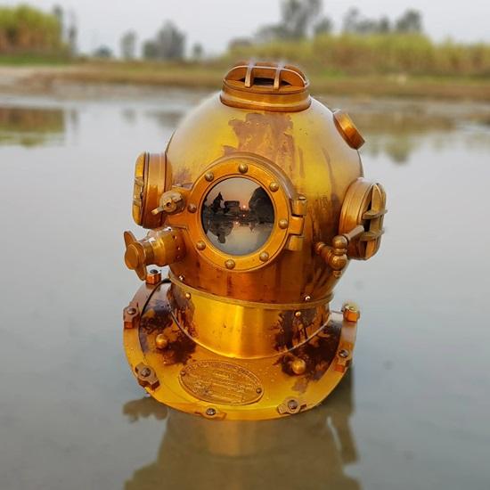 45,72 см Шлем для подводного плавания Mark V Шлем для дайвинга с глубоким погружением Шлем для морских погружений