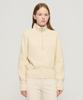 ROIDESROIS Raglan Half-Zip Collar Ribbed Knit (Cream)