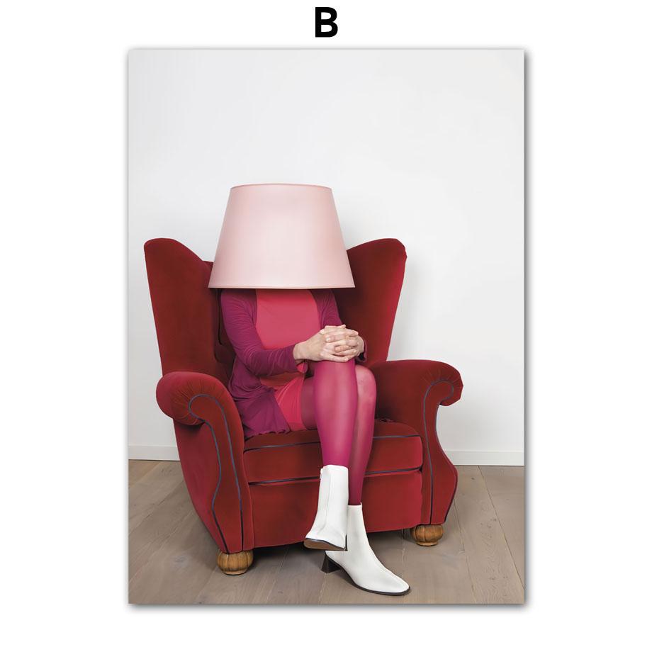 Настенный холст, постер, розовый блестящий плакат, поцелуй, девушка, собака, кошка, винтажный автомобиль, декор для гостиной, печать, картина, домашняя спальня