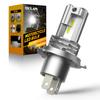 OXILAM H4 Hi/Lo Motorcycle LED Headlight, LED Bulb, Compatible with Vehicle Inspection, Integrated, Non-Polarity,